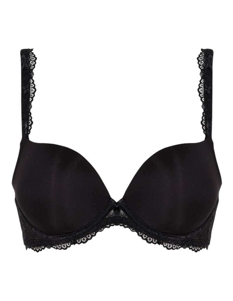 LingaDore 1400-3-2 Daily Lace Black Padded Underwired Push Up Bra 80B