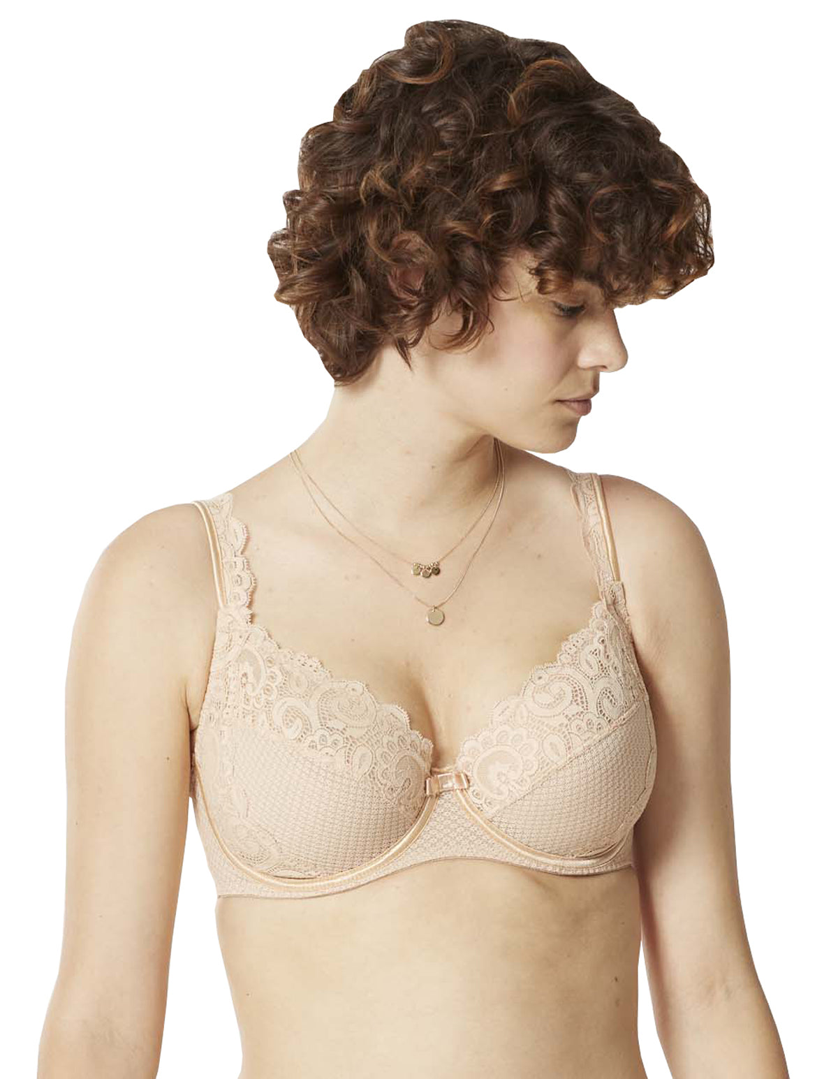 Maison Lejaby Gaby 13837-247 Smoked Rose  Underwired Full Cup Bra 90F