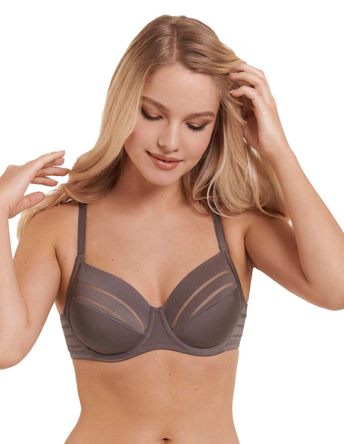 Lisca Alegra 20147/20148-33 Mocha Mousse  Underwired Full Cup Bra