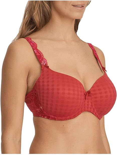 PrimaDonna Madison 0262120/0262121 Persian Red Lace Underwired Padded Bra