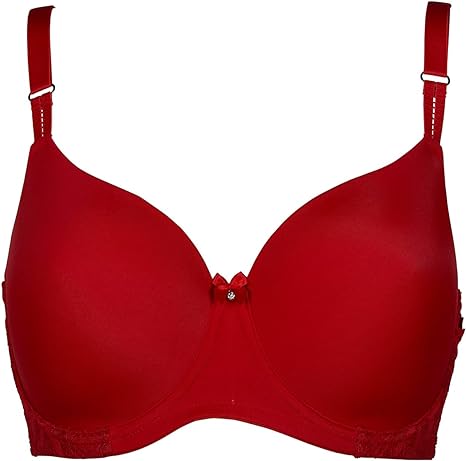 After Eden D-Cup & Up 20.05.7525-52 Faro Dark Red Padded Underwired Full Cup Bra 70E