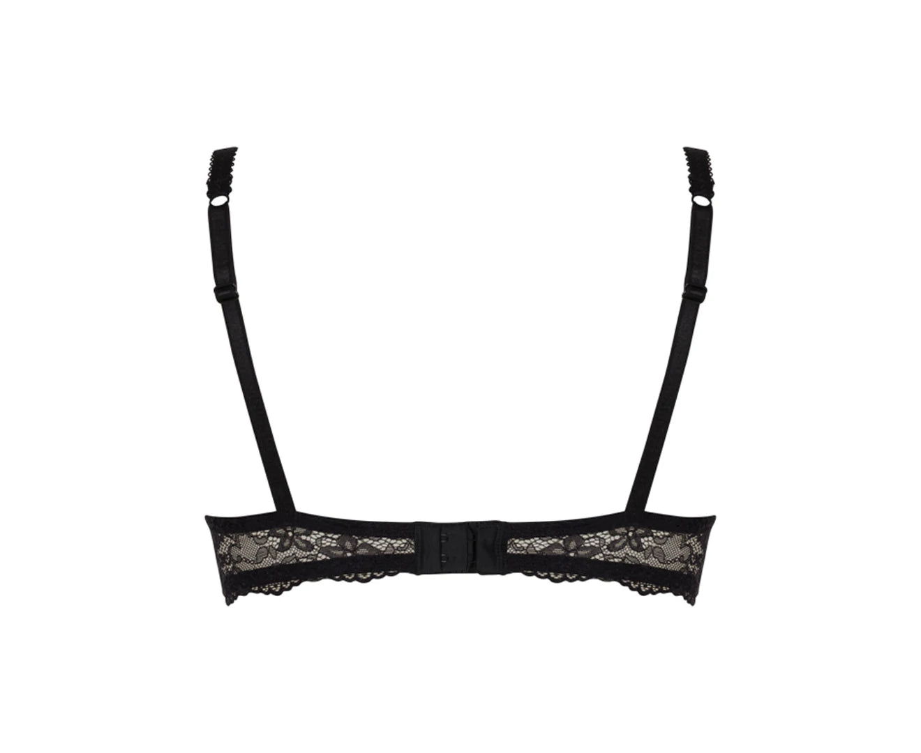 LingaDore 1400-2 Daily Lace Black Padded Underwired Push Up Bra 75C