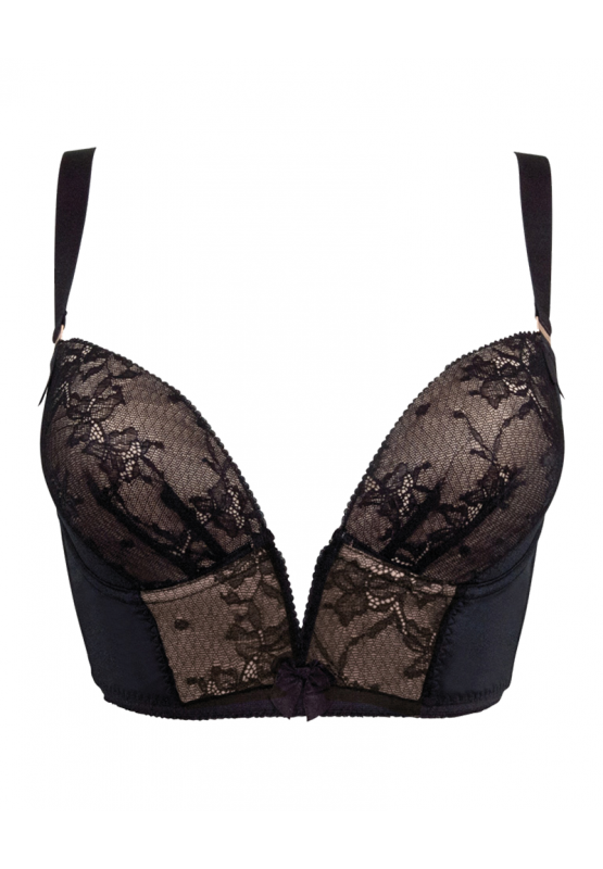 Gossard Retrolution Black Padded Staylo Bra 30DD